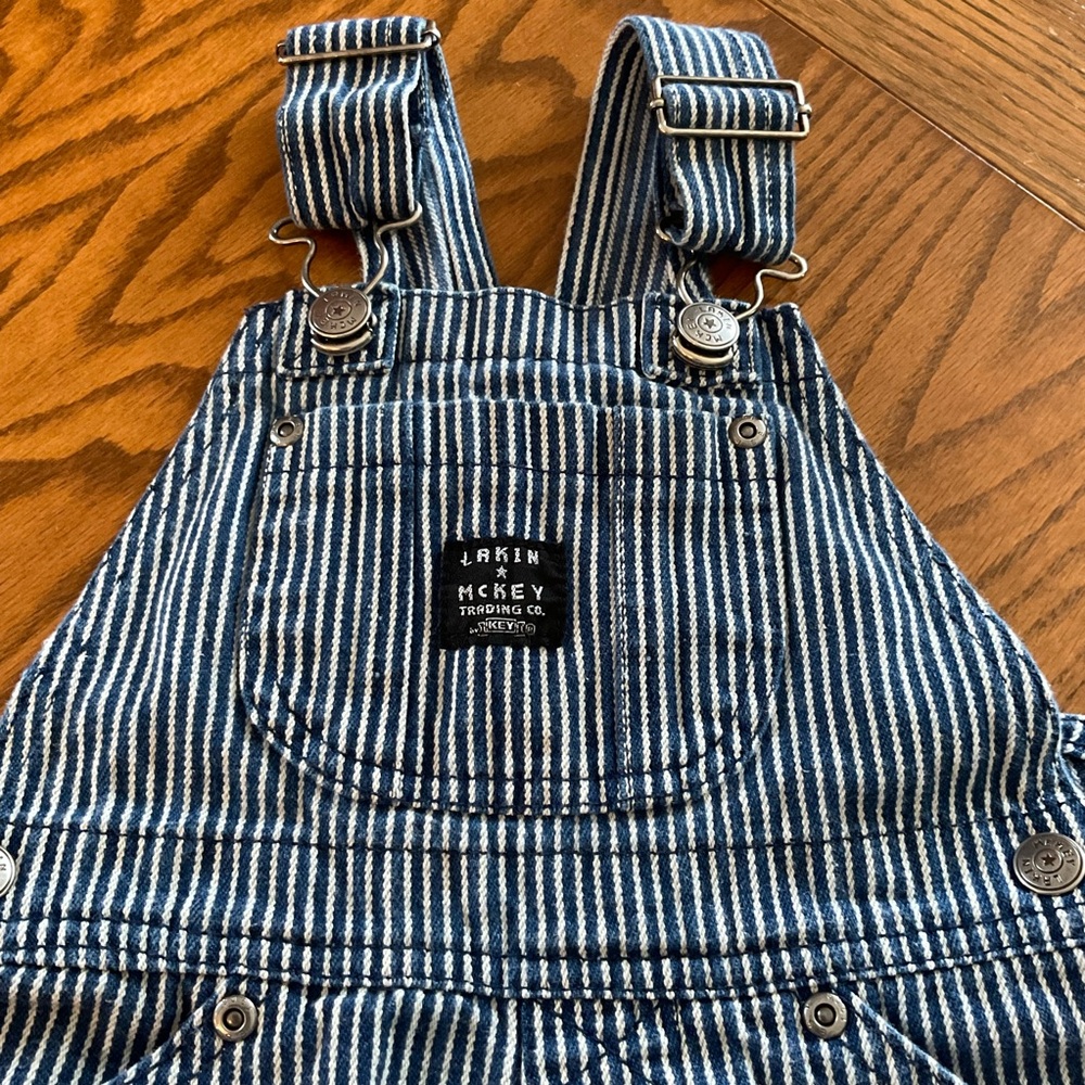 Lakin McKey Kids Bib Overalls, Sz 24 Mos. - Picture 5 of 12